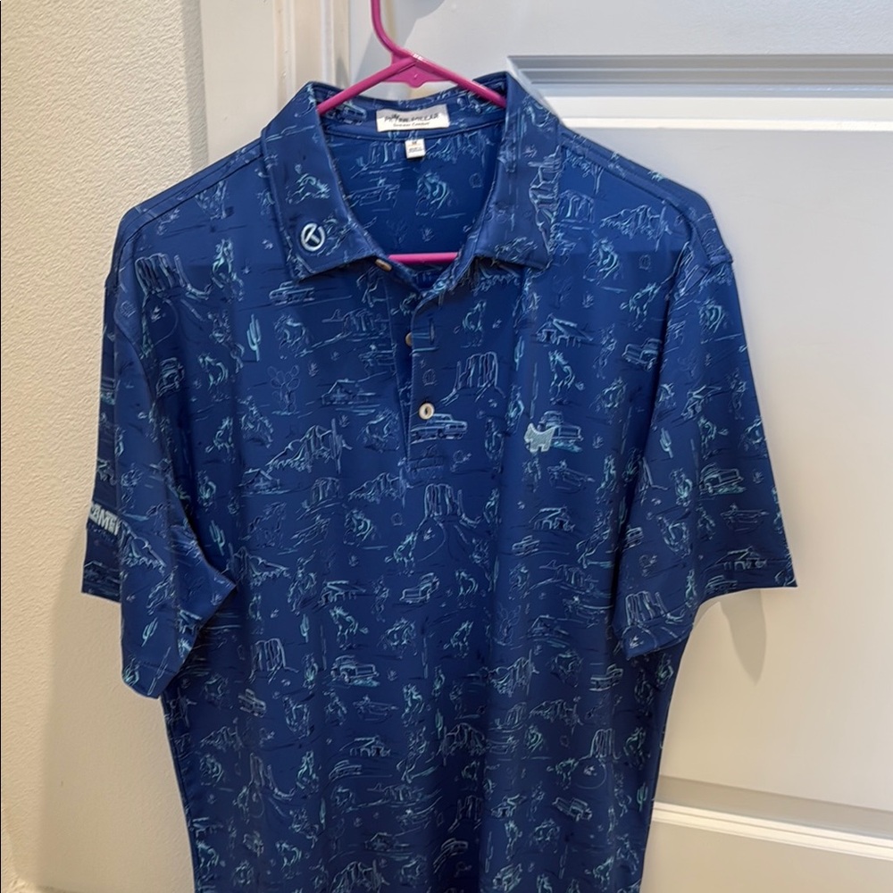 Men's Blue Polo Shirt